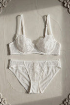Inès Sheer Set — Ivory colourway