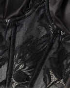 Detail shot of the After Hours Bustier Set, showing the trim and stitching