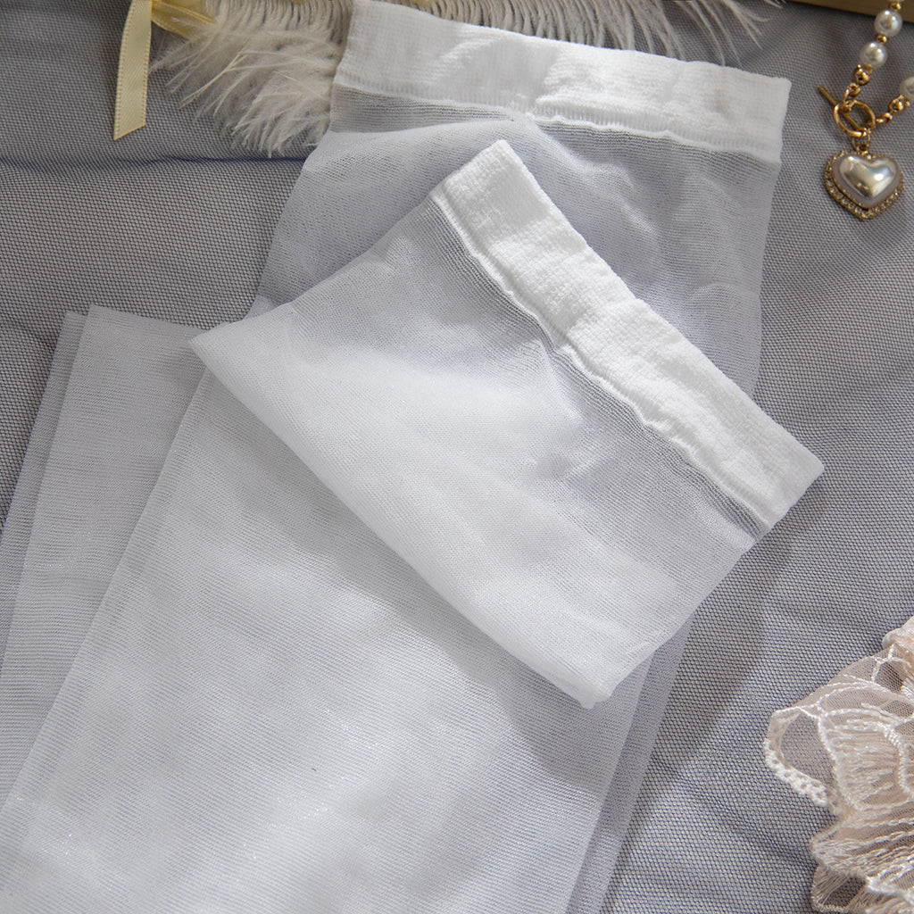 Darette Fine Print Garter Set - product view (sixth alternate view)