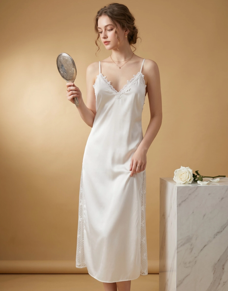 The Late Start Robe photographed from a second angle