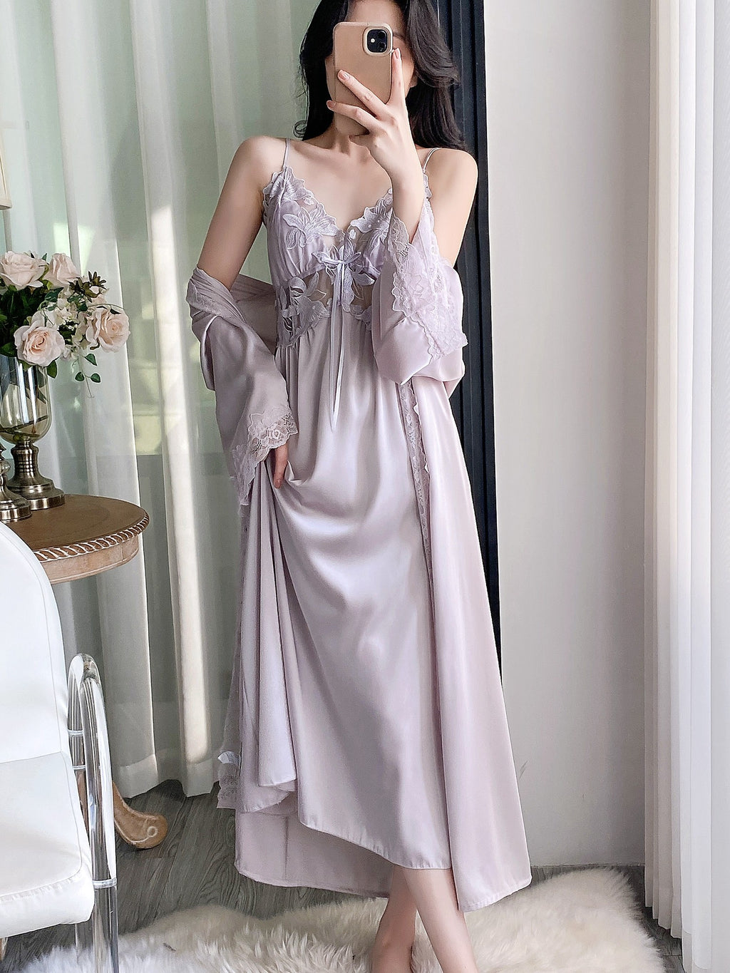 The Court of One Set in Plum shown from another angle