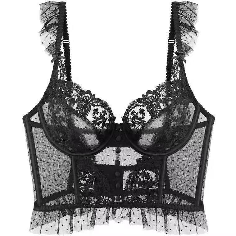 Darette Backbone Bustier in Noir - product view (second alternate view)