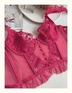 Darette Backbone Bustier in Red, additional product view
