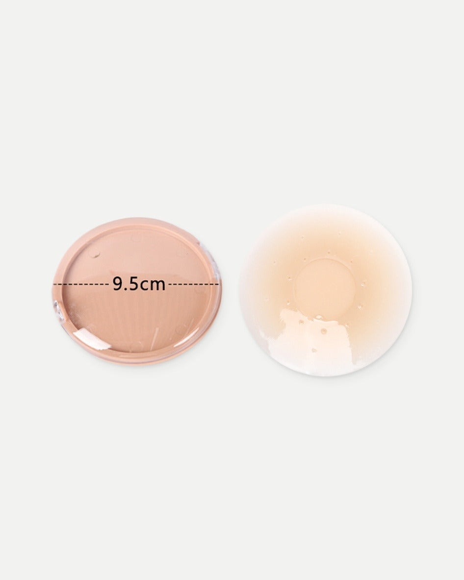 Darette Breathing Room Covers in Light - case and adhesive back, with a 9.5cm size guide