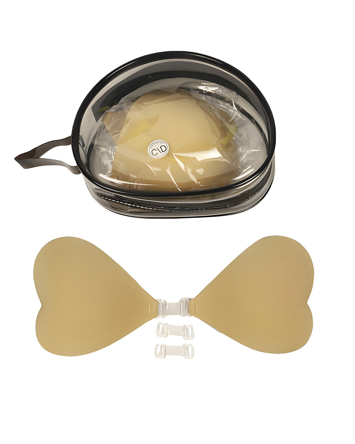 Darette High Tide Covers in Nude - travel pouch with the covers shown below
