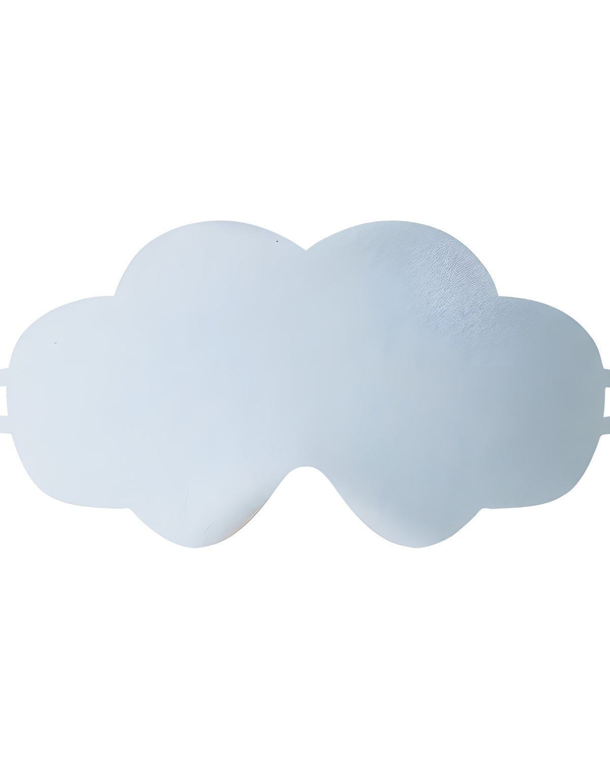 Darette Lights Out Silk Eye Mask in Sky shown flat as a cut-out product photo