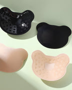 Darette Off the Record Covers - Nude and Noir bear-shaped silicone covers shown side by side